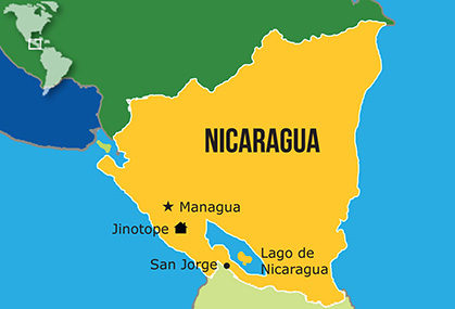 Map_Nicaragua NPH Mapa Hogares NPH Nicaragua