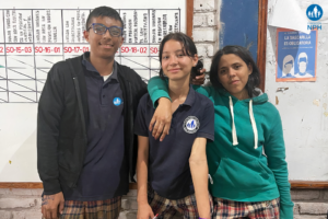 Tres jóvenes en la escuela de NPH Honduras por la educación | Fundación NPH
