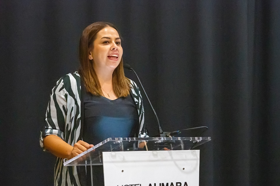 Dora Serrano directora de NPH El Salvador testimonio cena benéfica Fundación NPH