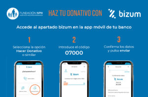 Hacer donativo a través de Bizum a NPH