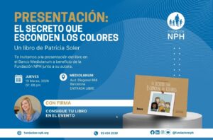 presentación del libro El secreto que esconden los colores, escrito por Patricia Soler a beneficio de Fundación NPH
