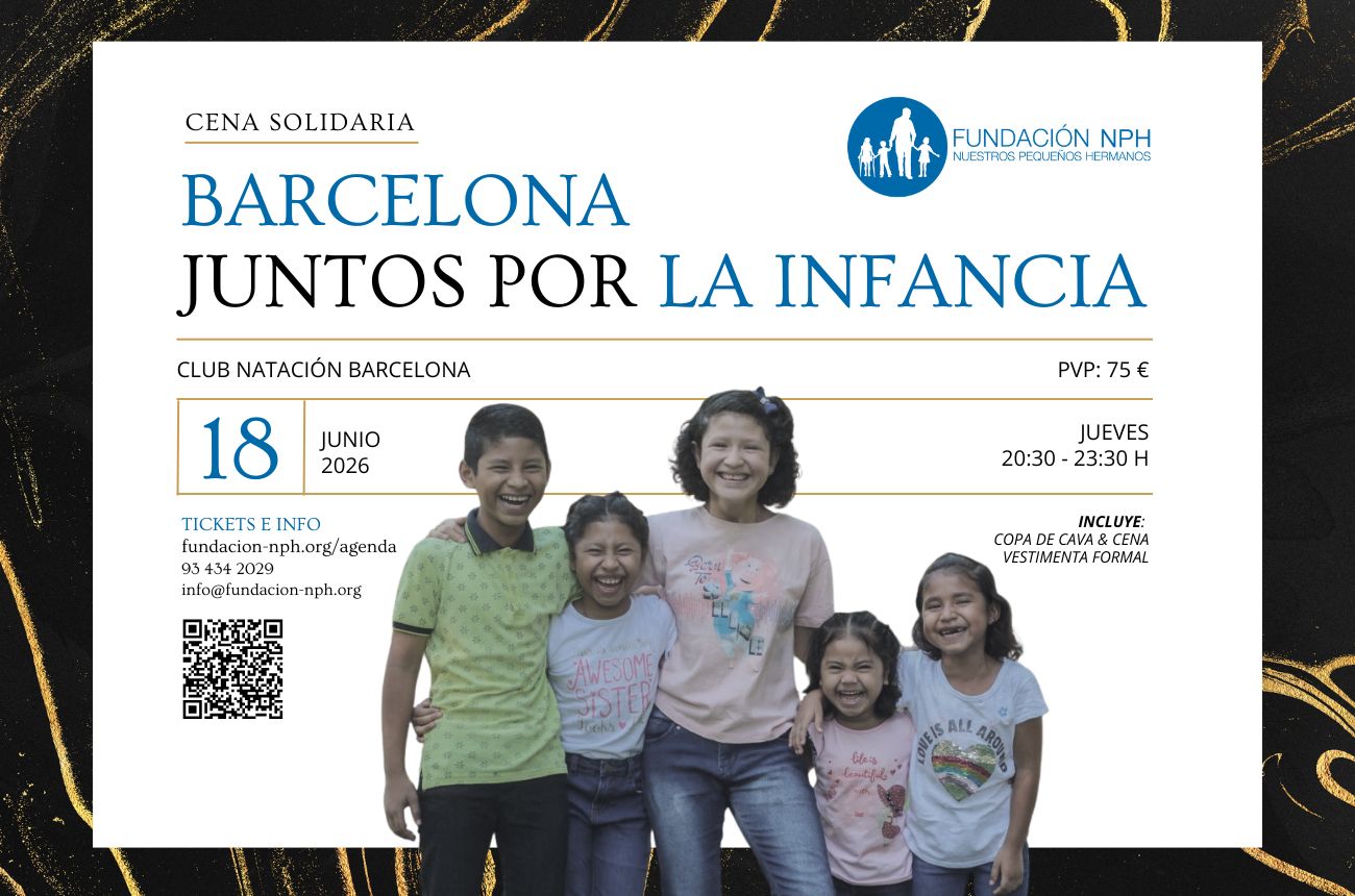 Cena Solidaria por la infancia Barcelona 2026