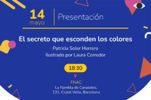 presentación del libro infantilEl secreto que esconden los colores, escrito por Patricia Soler