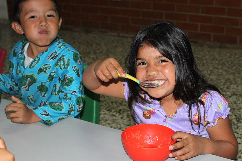 Programa nutricional en NPH Guatemala