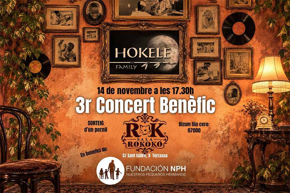 Concierto Benéfico Hokele en Terrassa